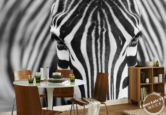 3D Zebra 384 Wall Murals Wallpaper AJ Wallpaper 2