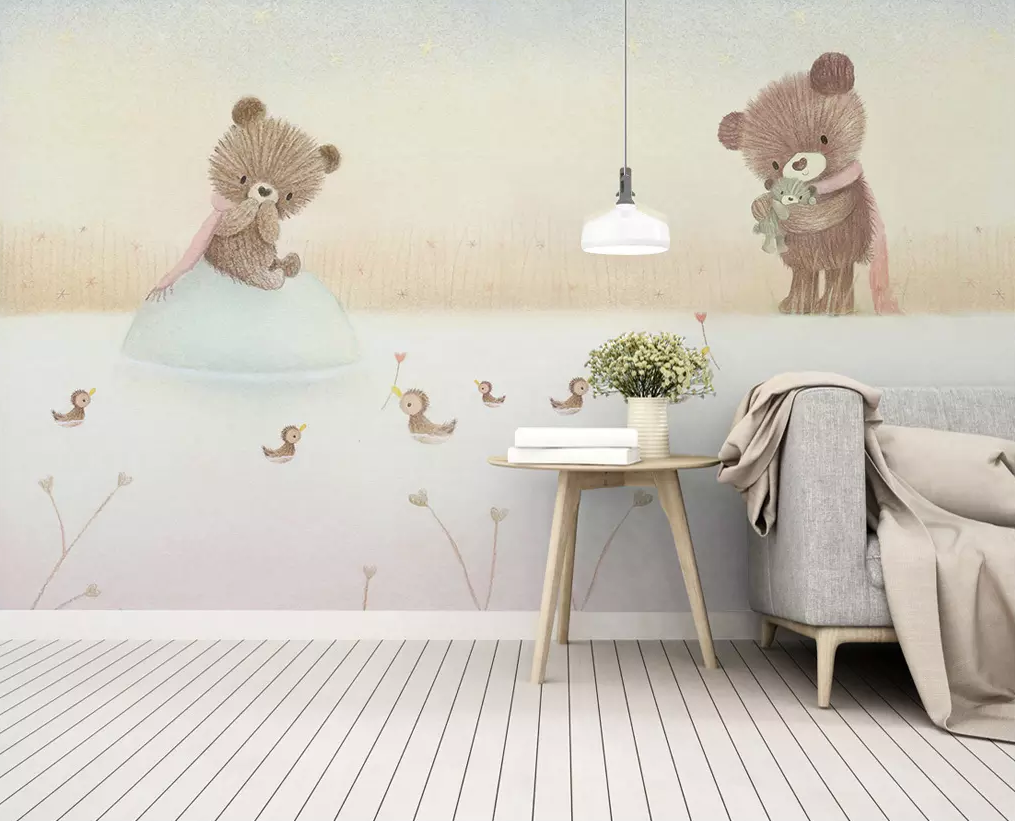 3D Cartoon Cute Bear 289 Wallpaper AJ Wallpaper 2