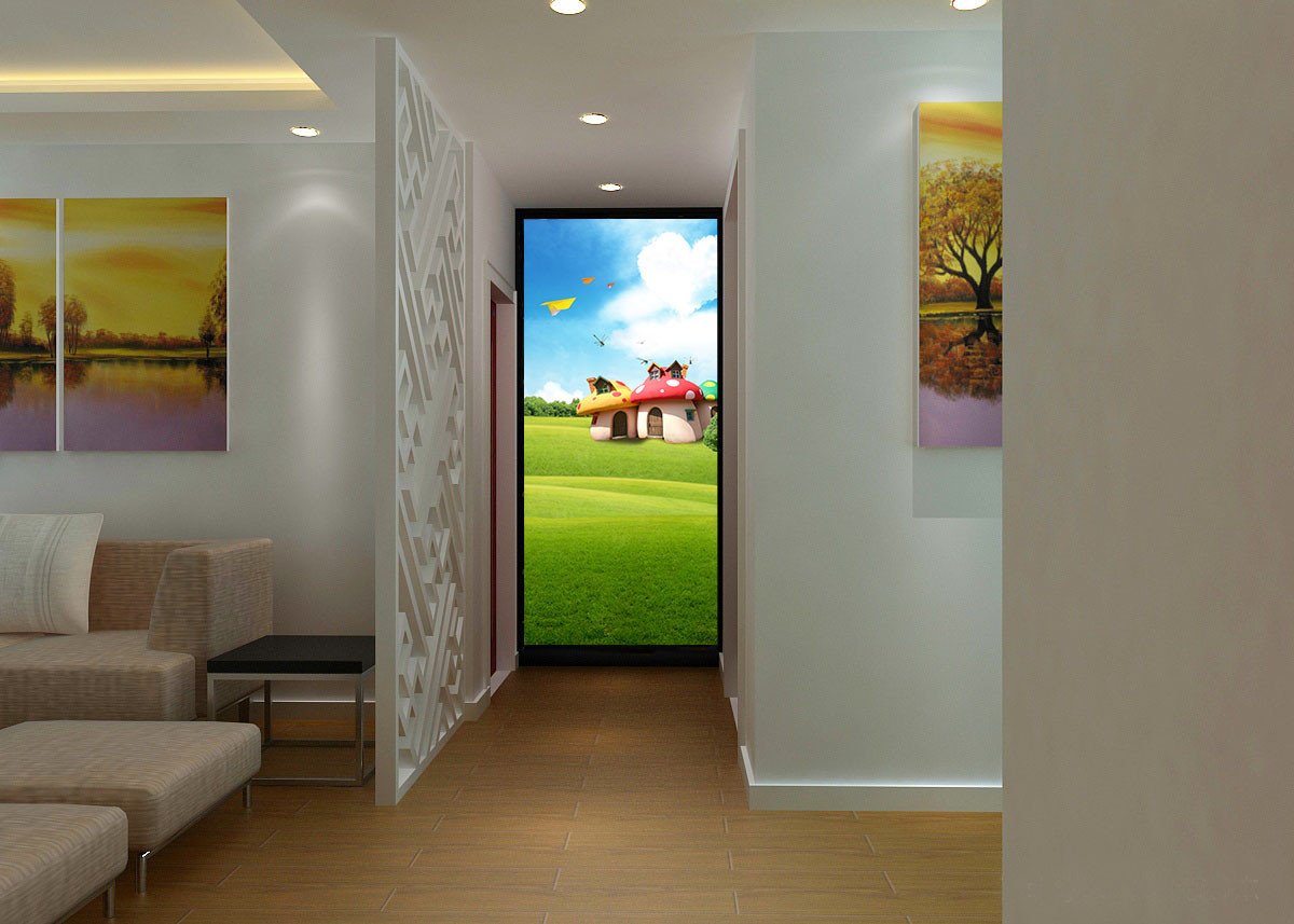 Cute Mushroom Houses Wallpaper AJ Wallpaper