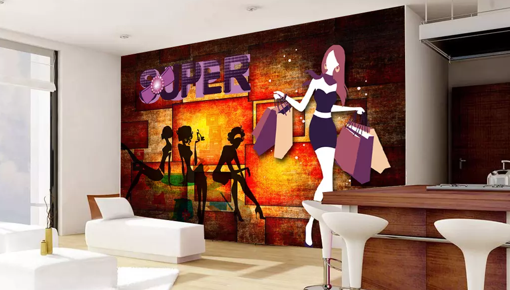 3D Woman Shopping 166 Wallpaper AJ Wallpaper 2