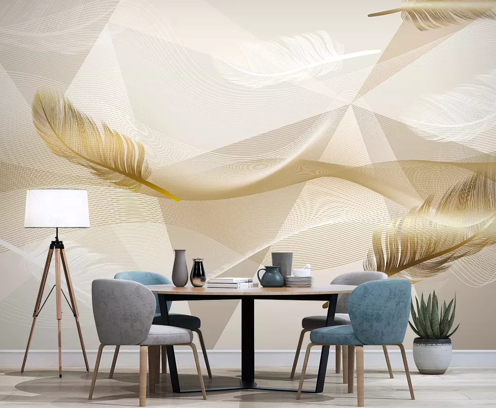 3D Soft Feather 296 Wallpaper AJ Wallpaper 2