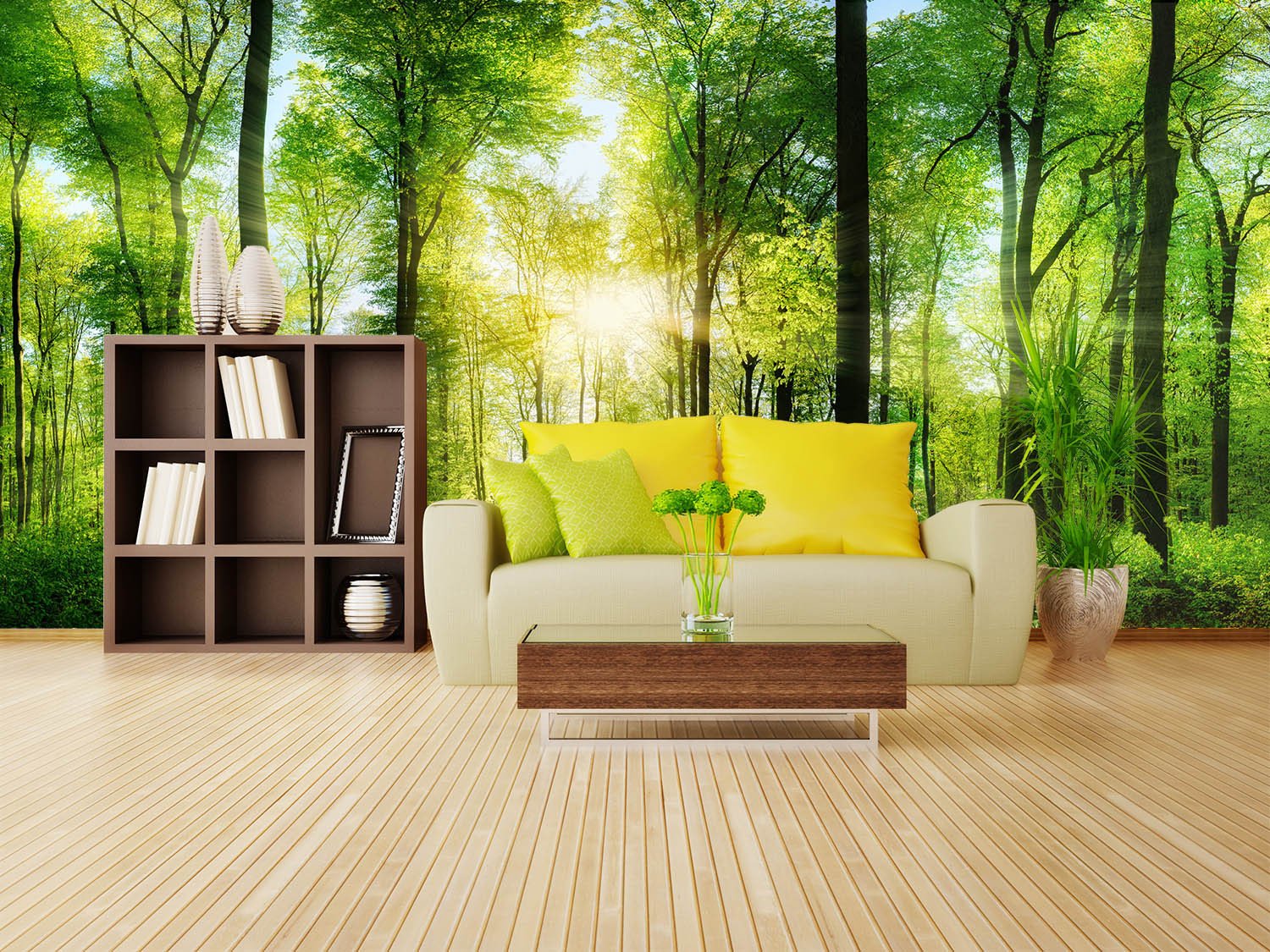 Green Forest 1 Wallpaper AJ Wallpaper