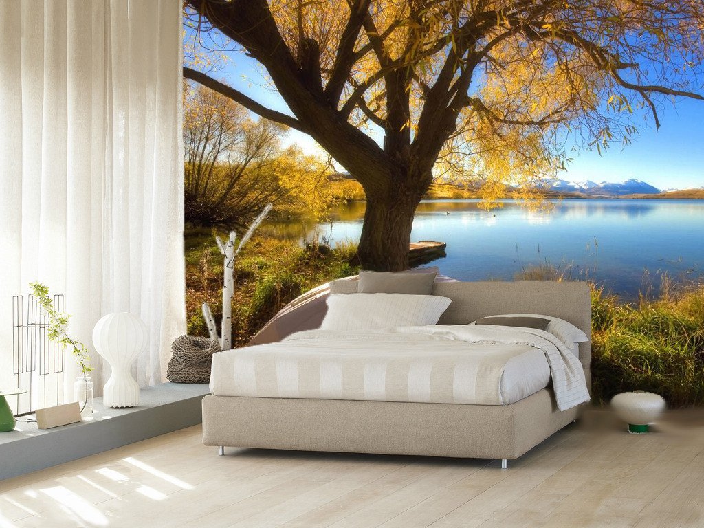 Lakeside Boat 7 Wallpaper AJ Wallpaper