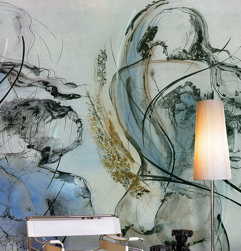 3D Ink Painting WG174 Wall Murals