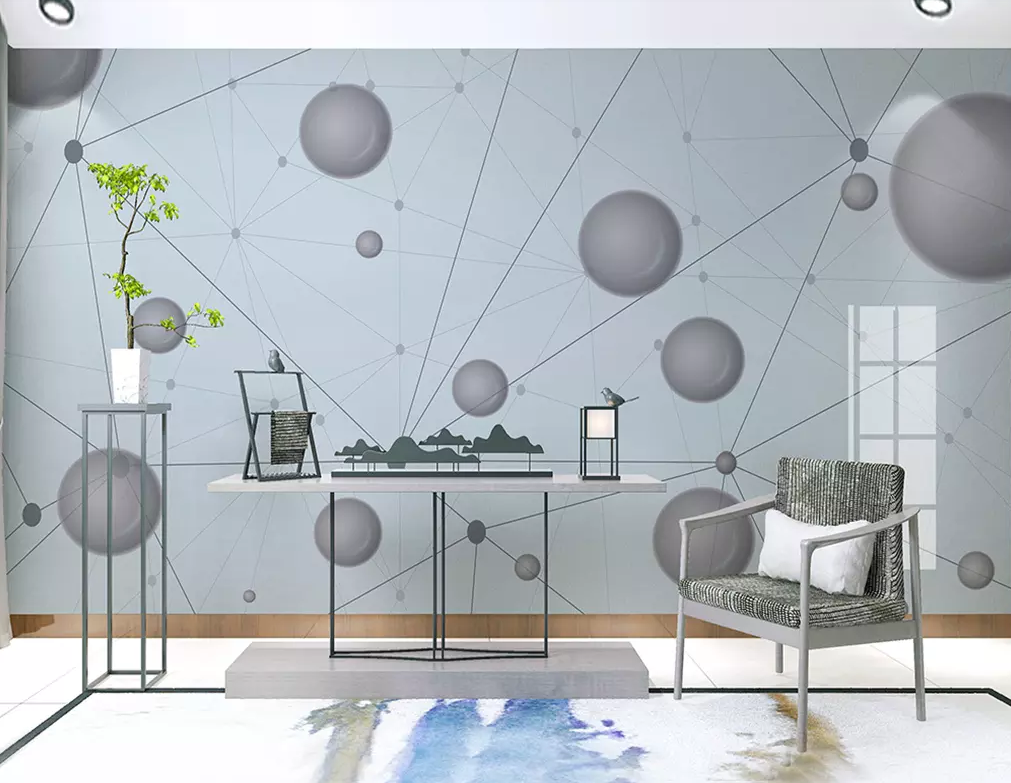 3D Ball Connection 445 Wallpaper AJ Wallpaper 2