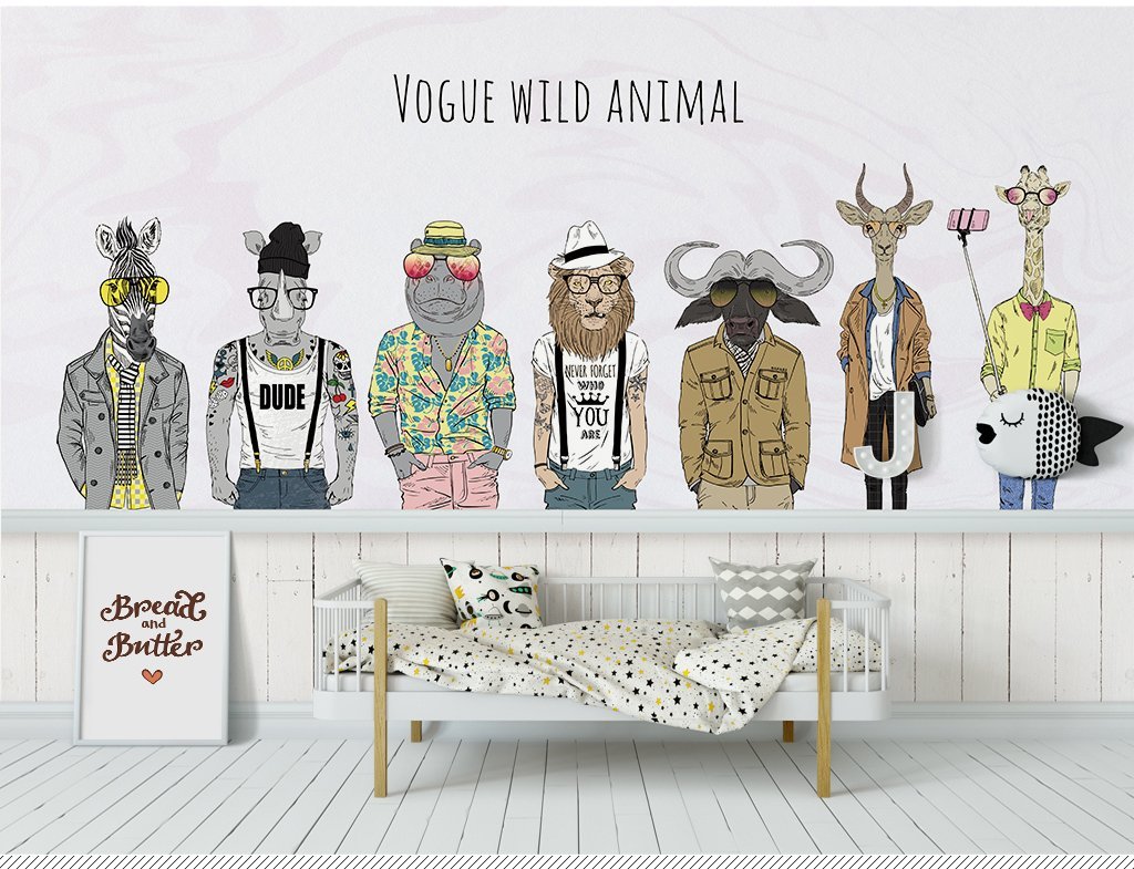 3D Animal 352 Wall Murals Wallpaper AJ Wallpaper 2