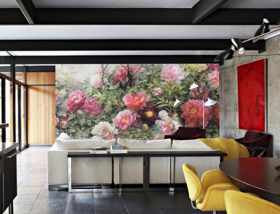 Blooming Peonies 1 Wallpaper AJ Wallpaper