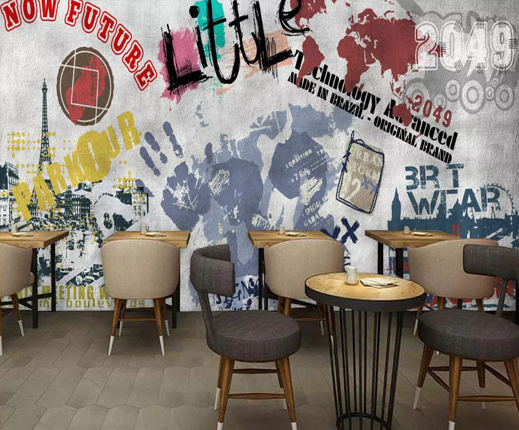 3D Color Graffiti 71 Wallpaper AJ Wallpaper 2