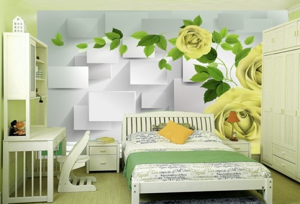 Yellow Flowers Wallpaper AJ Wallpaper