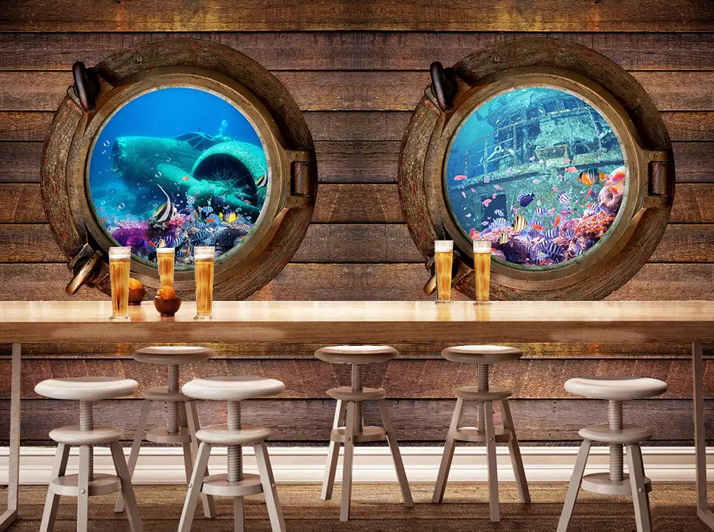 3D Ship Window 22 Wallpaper AJ Wallpaper 2