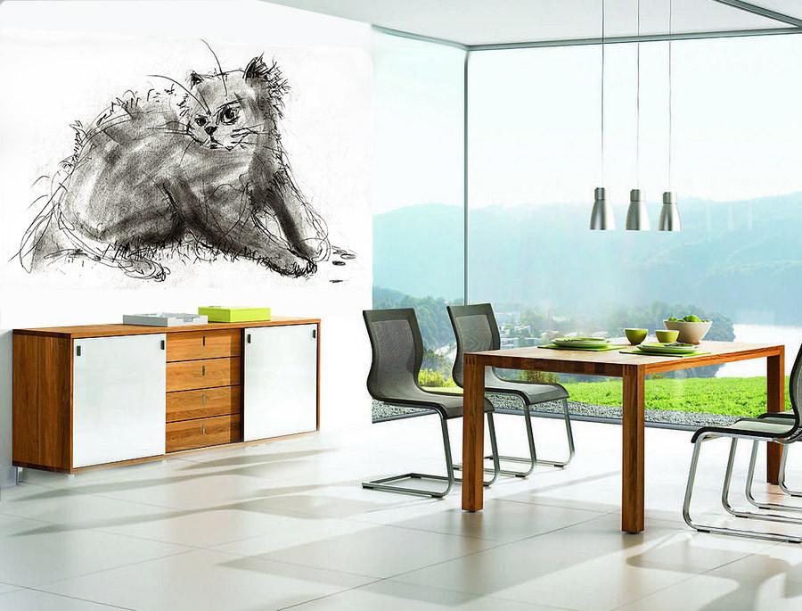 Sketch Cat 2 Wallpaper AJ Wallpaper