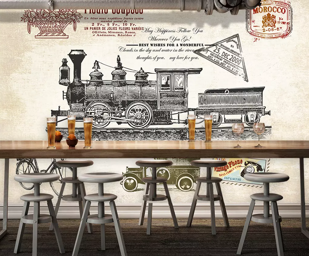 3D Train Bicycle 135 Wallpaper AJ Wallpaper 2