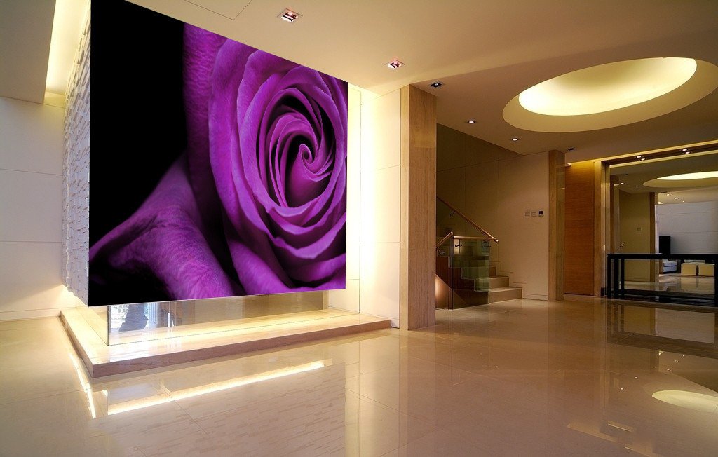 Purple Flower Wallpaper AJ Wallpaper