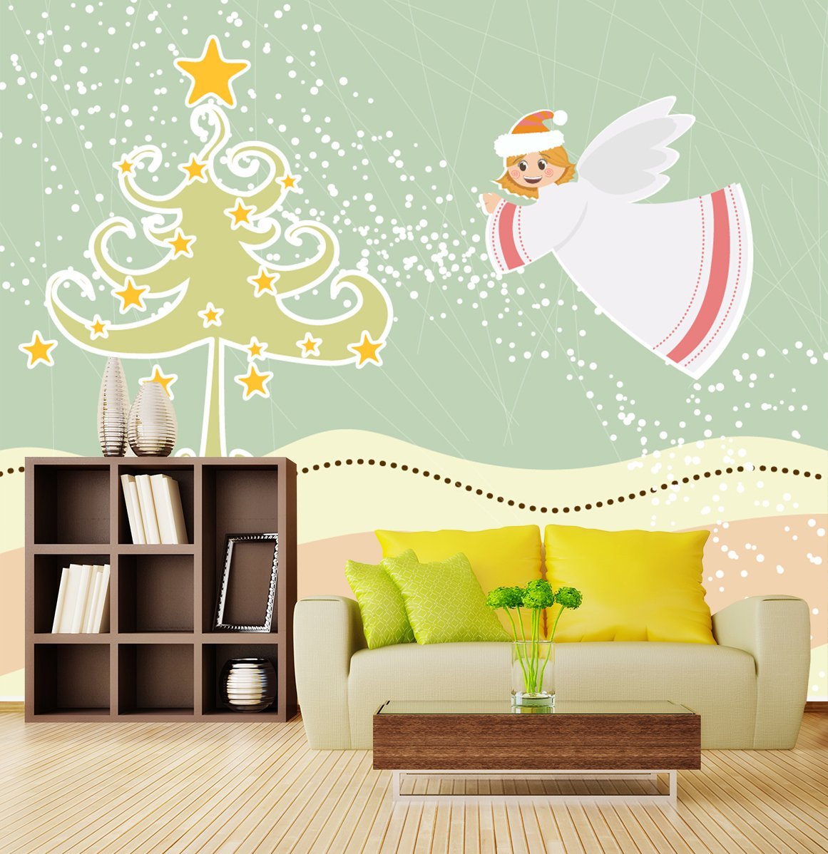3D Christmas Stars Ornaments 117 Wallpaper AJ Wallpaper
