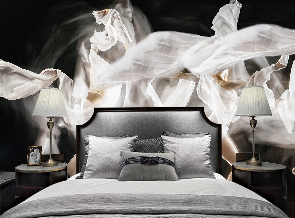 3D Woman Ballet WG116 Wall Murals