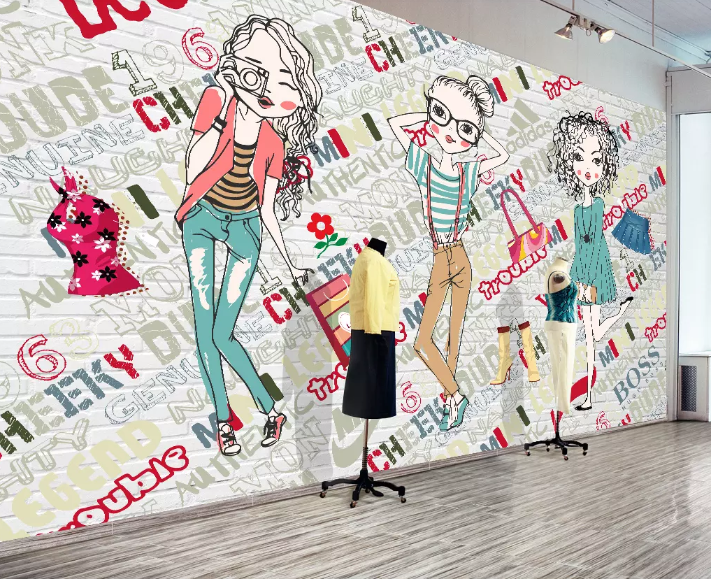 3D Cartoon Styling Girl 132 Wallpaper AJ Wallpaper 2