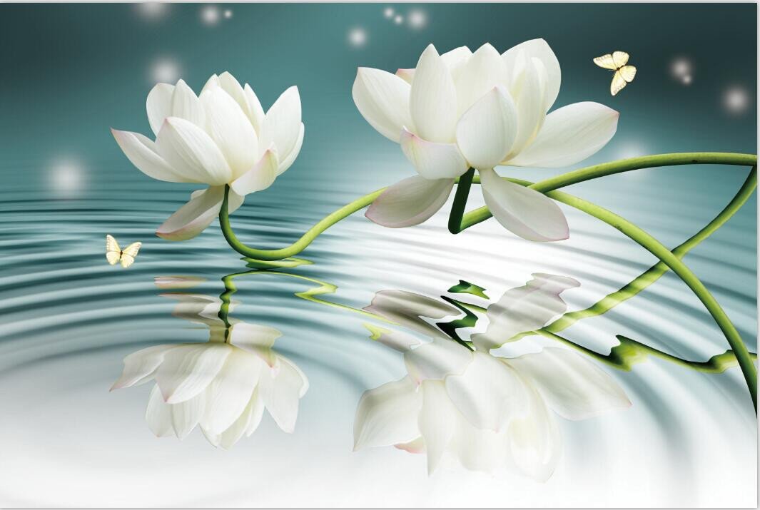 Fresh Lotus Wallpaper AJ Wallpaper