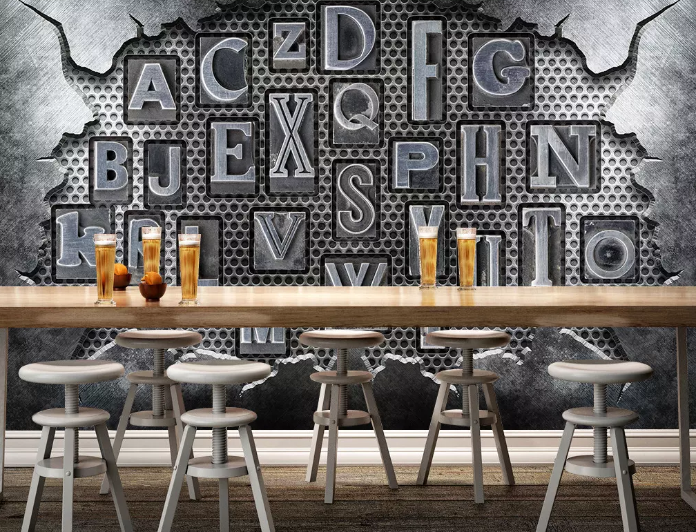 3D Letter Card 45 Wallpaper AJ Wallpaper 2