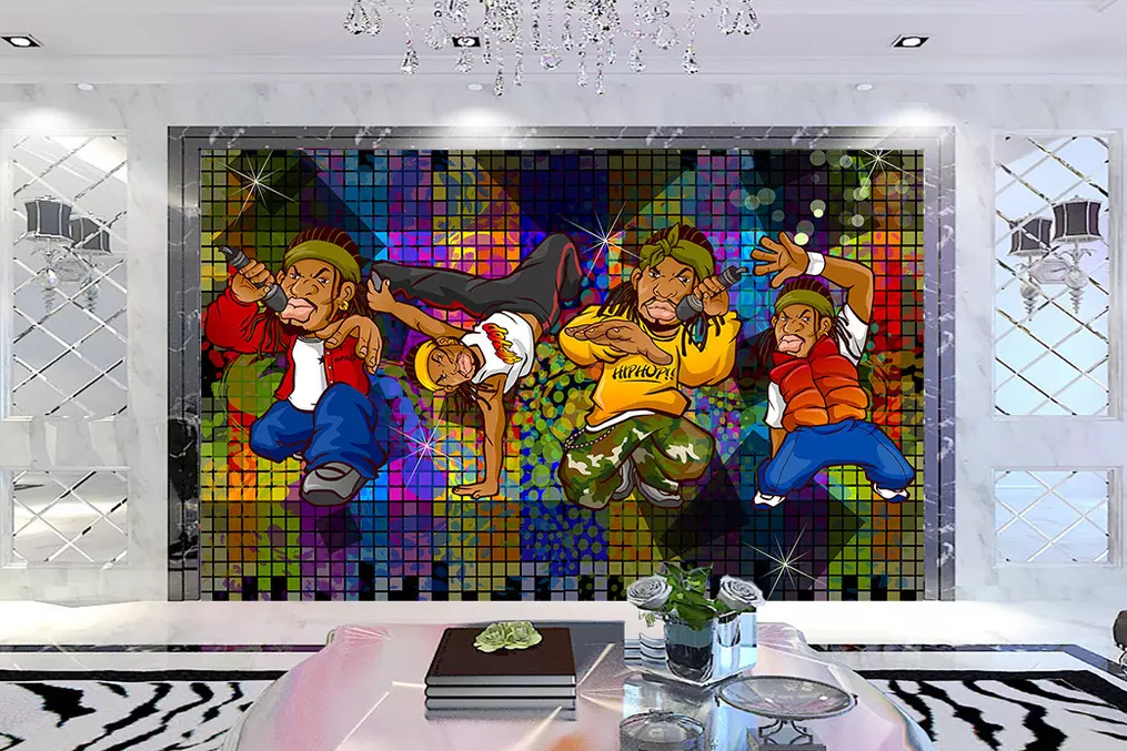 3D Black Man Sing 422 Wallpaper AJ Wallpaper 2