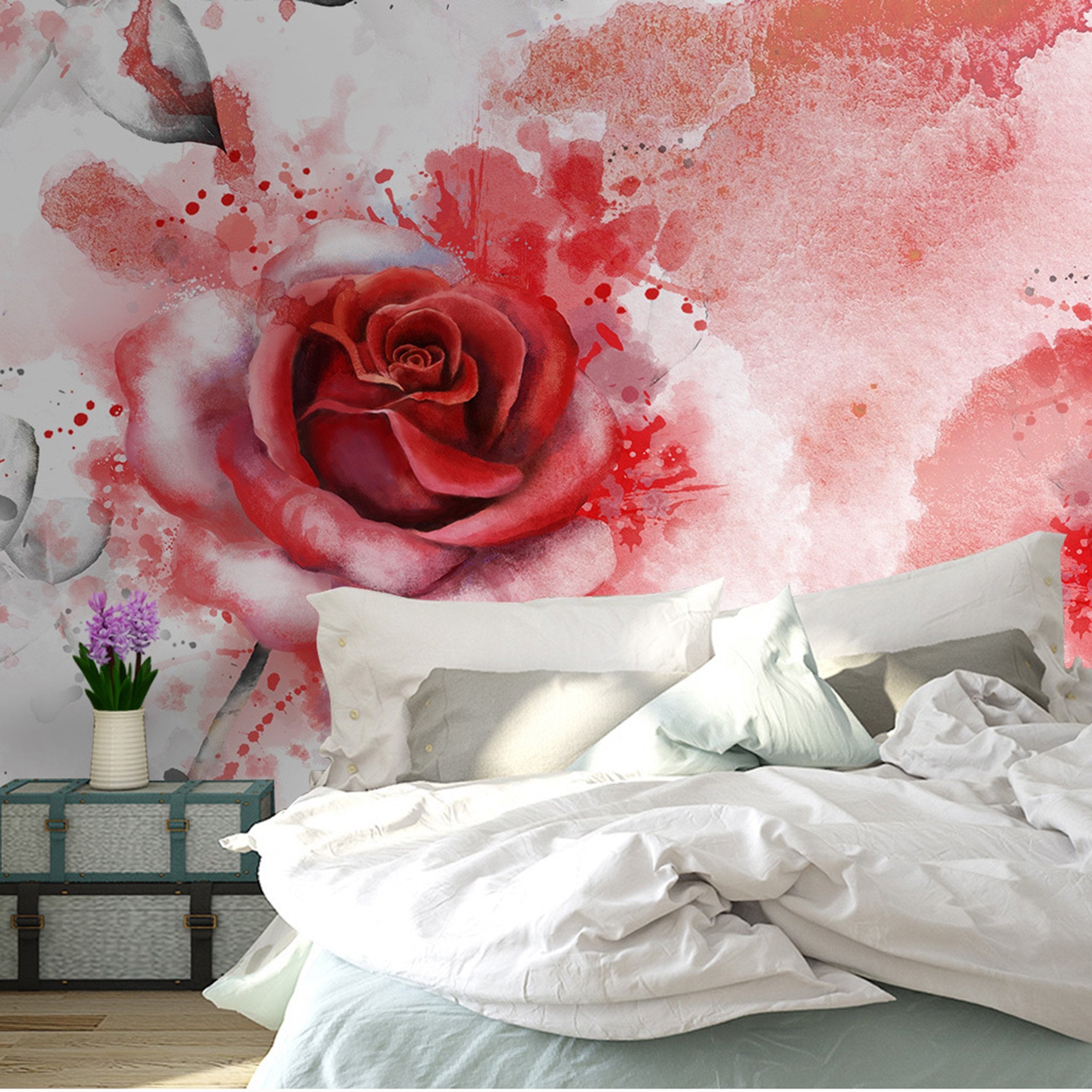 3D Rose 349 Wall Murals Wallpaper AJ Wallpaper 2