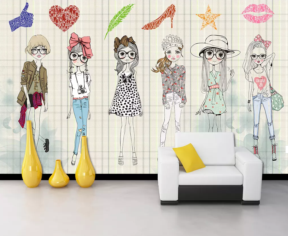 3D Graffiti Cute Style 143 Wallpaper AJ Wallpaper 2