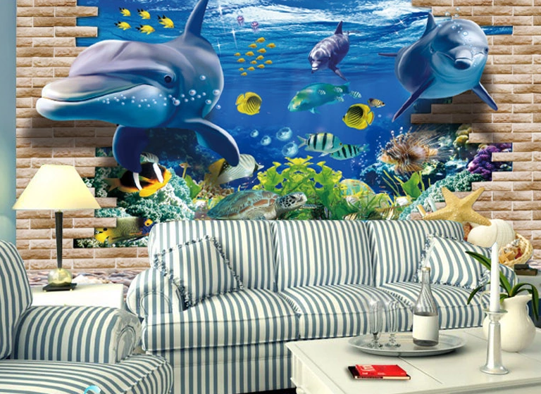 Dolphins Wallpaper AJ Wallpaper