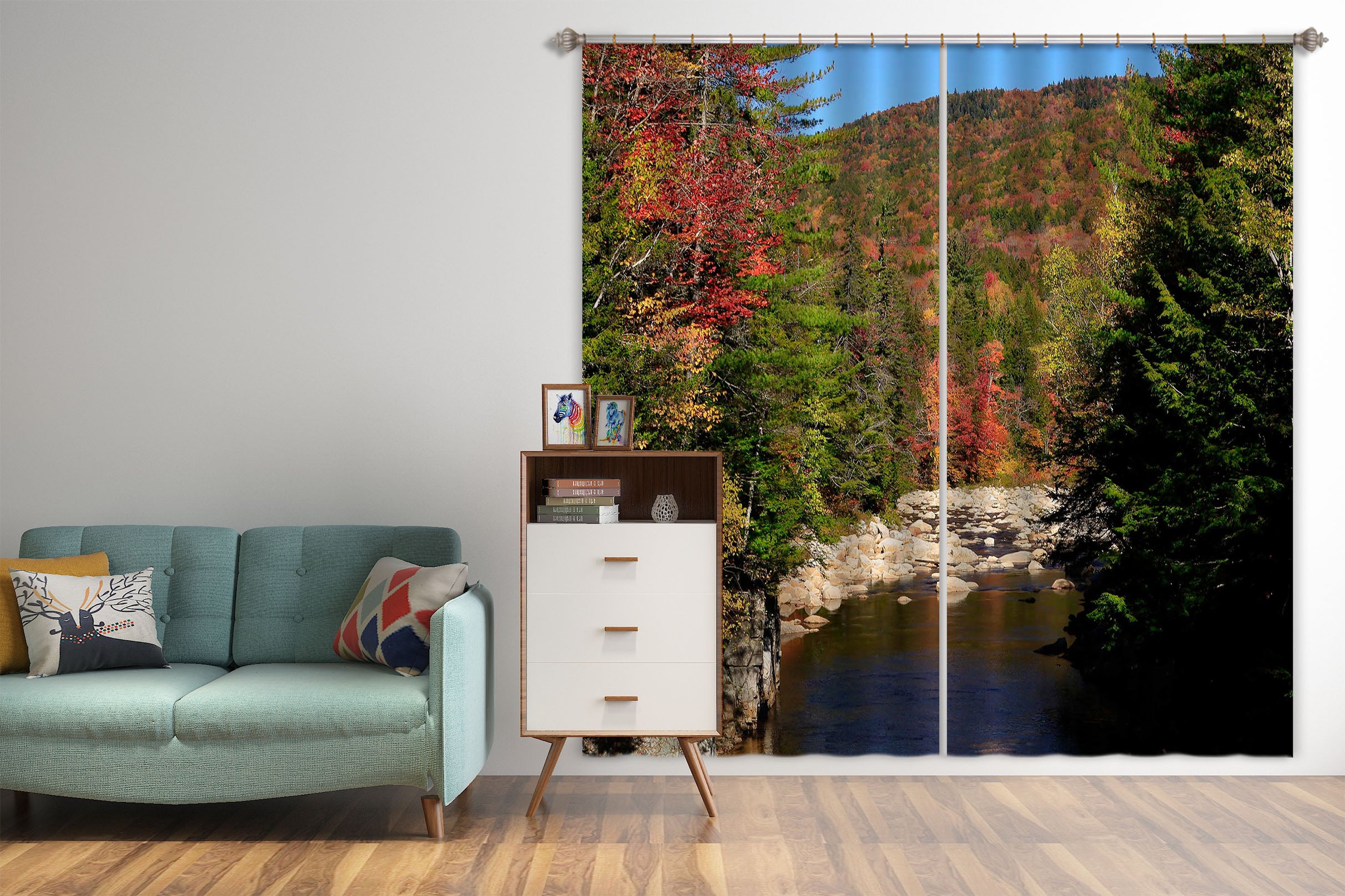 3D River Bend 62161 Kathy Barefield Curtain Curtains Drapes