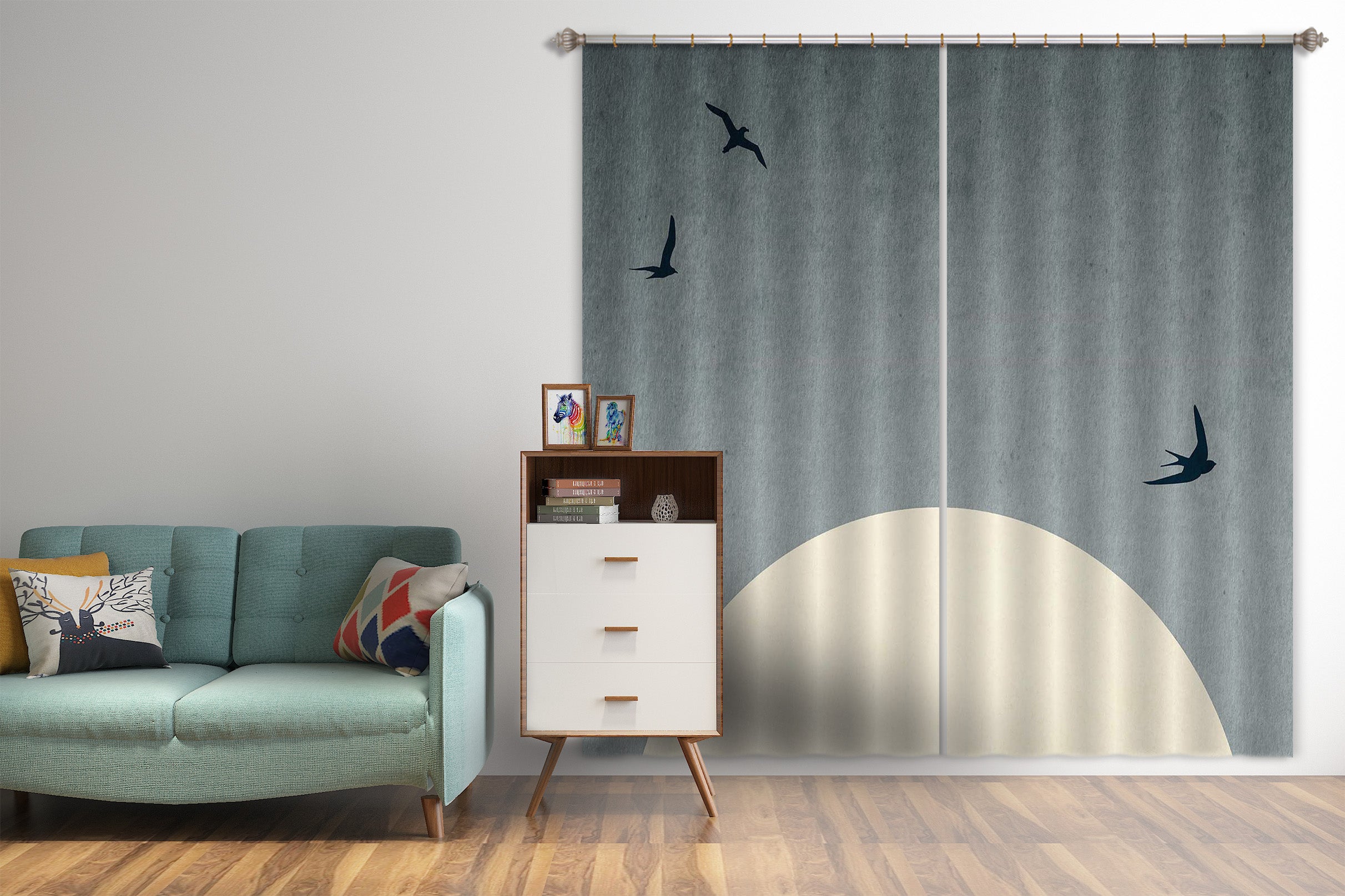 3D Sundancers 053 Boris Draschoff Curtain Curtains Drapes