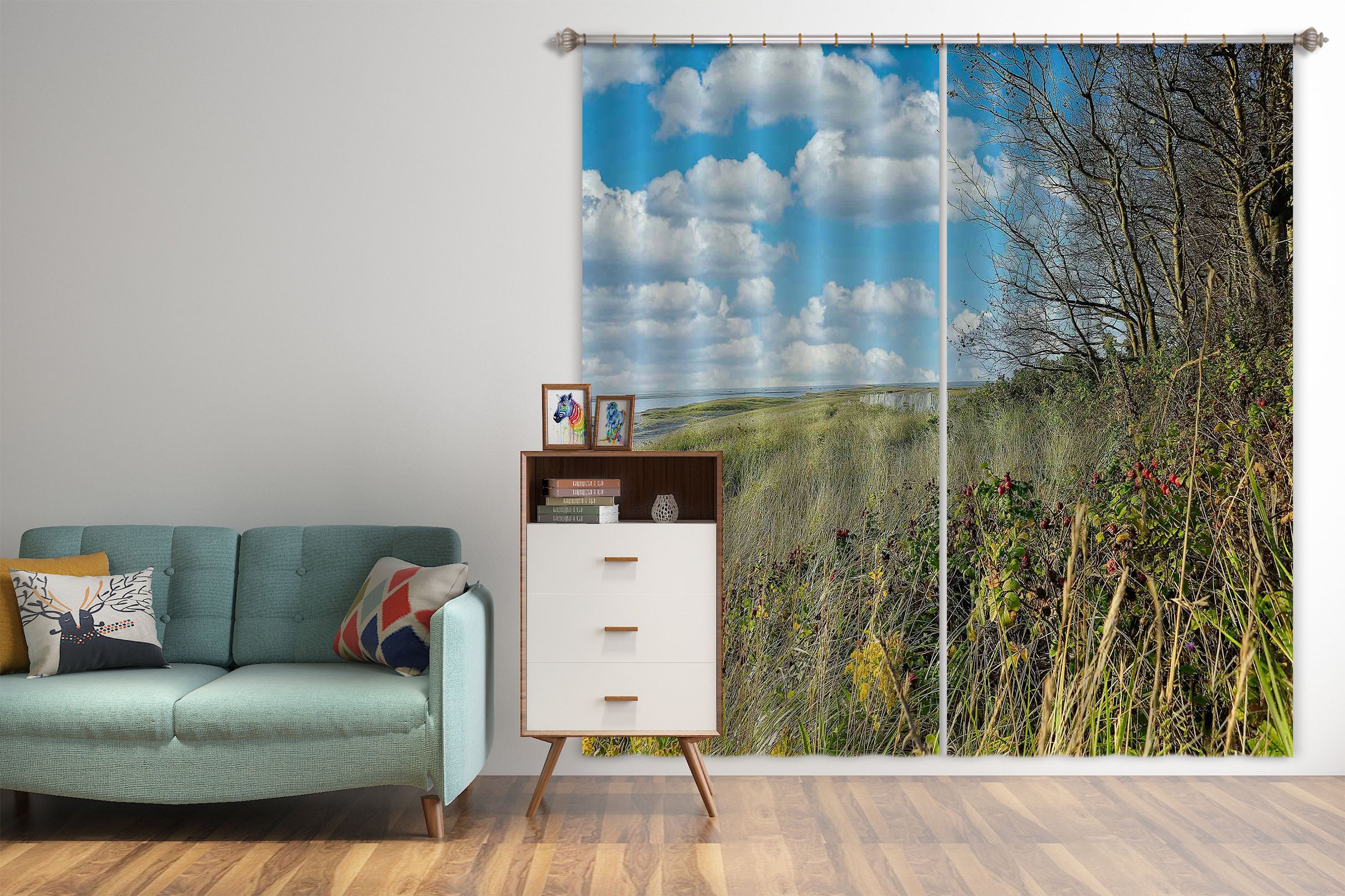 3D Withered Trees 62156 Kathy Barefield Curtain Curtains Drapes