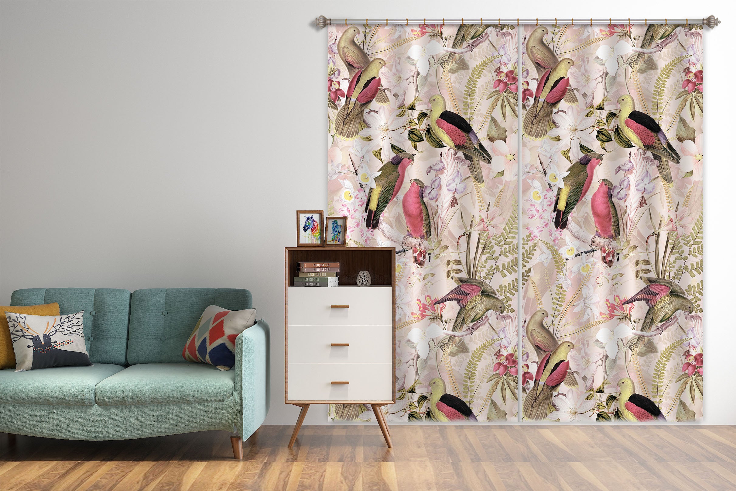 3D Color Graffiti 101 Uta Naumann Curtain Curtains Drapes