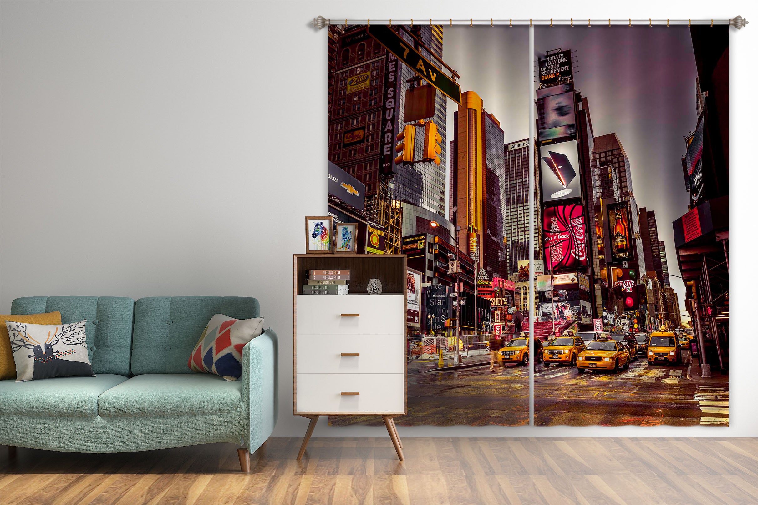 3D New York Street 007 Assaf Frank Curtain Curtains Drapes