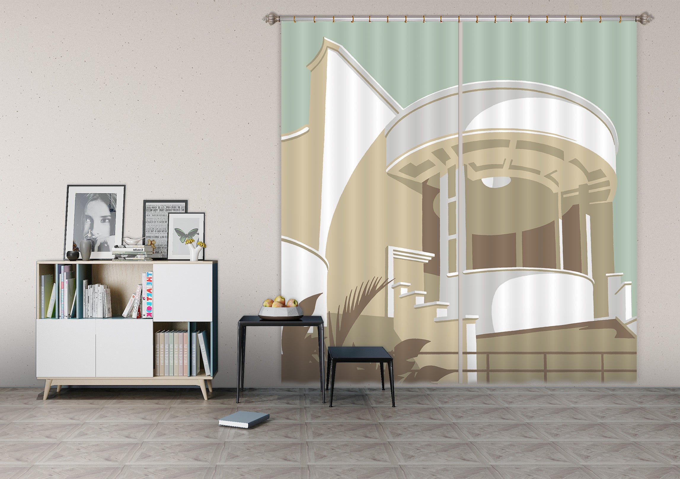 3D Tate St Ives 165 Steve Read Curtain Curtains Drapes