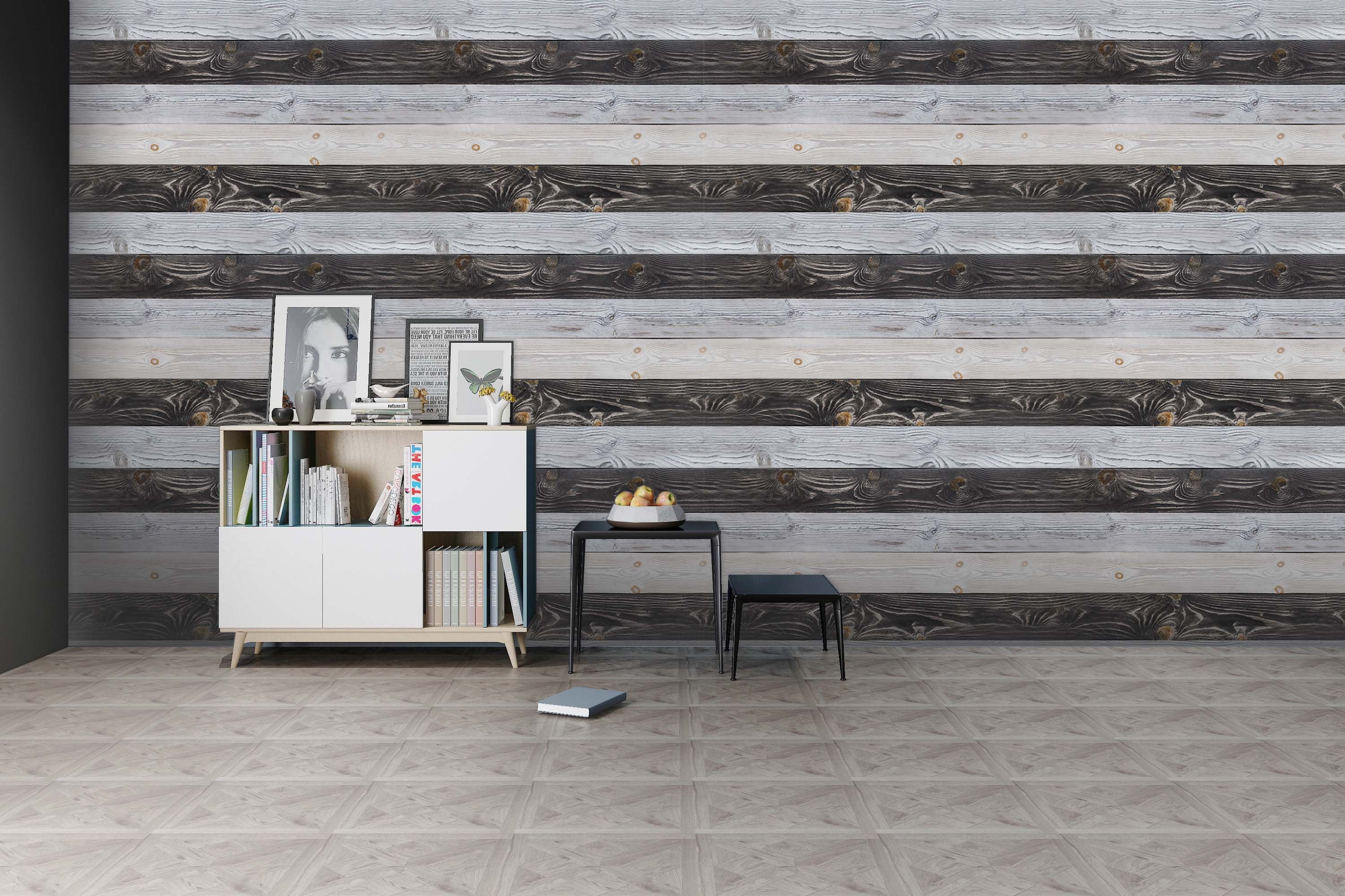 3D Black Texture Wood 43 Wall Murals Wallpaper AJ Wallpaper 2