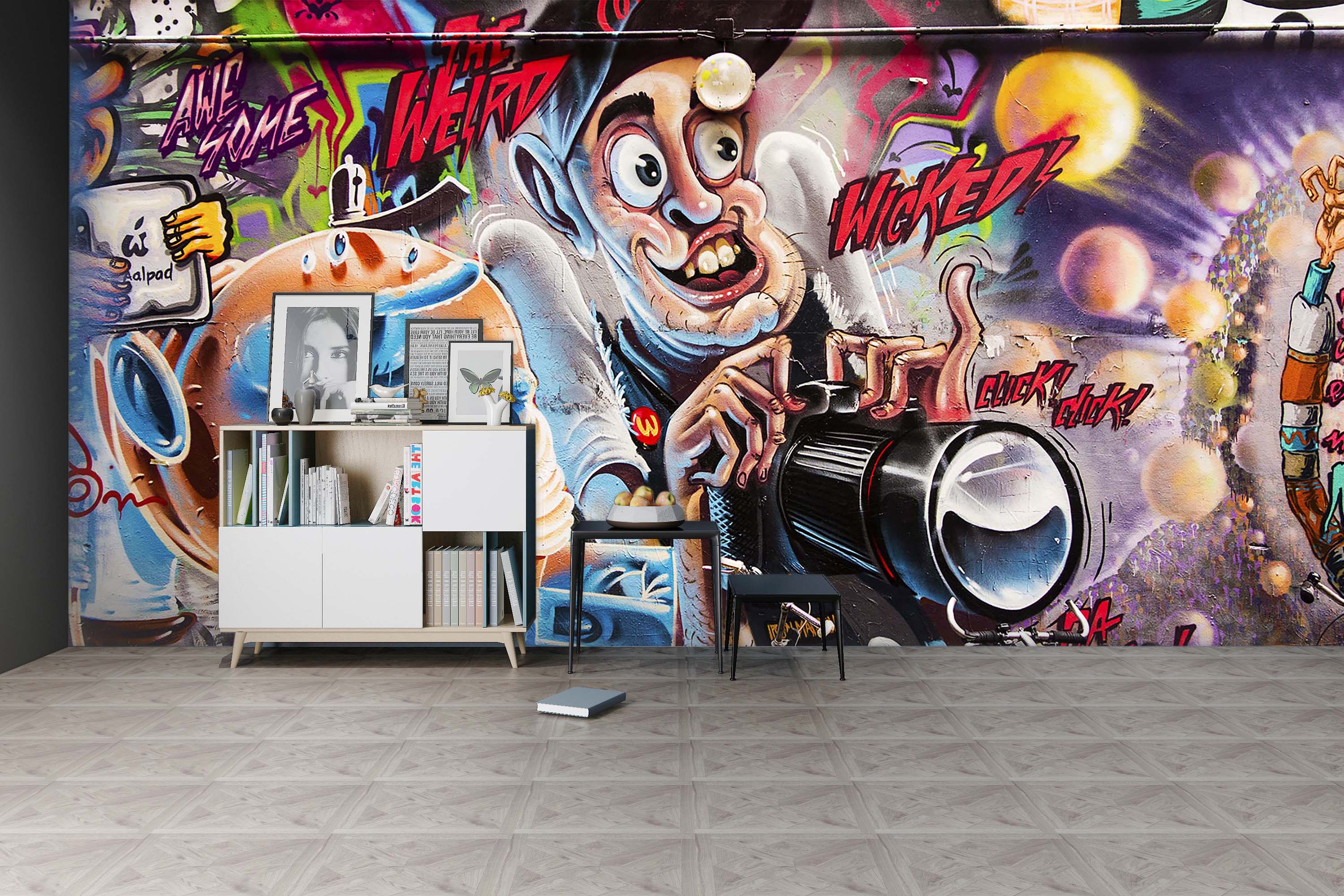 3D Graffiti Wall Painting 144 Wall Murals Wallpaper AJ Wallpaper 2