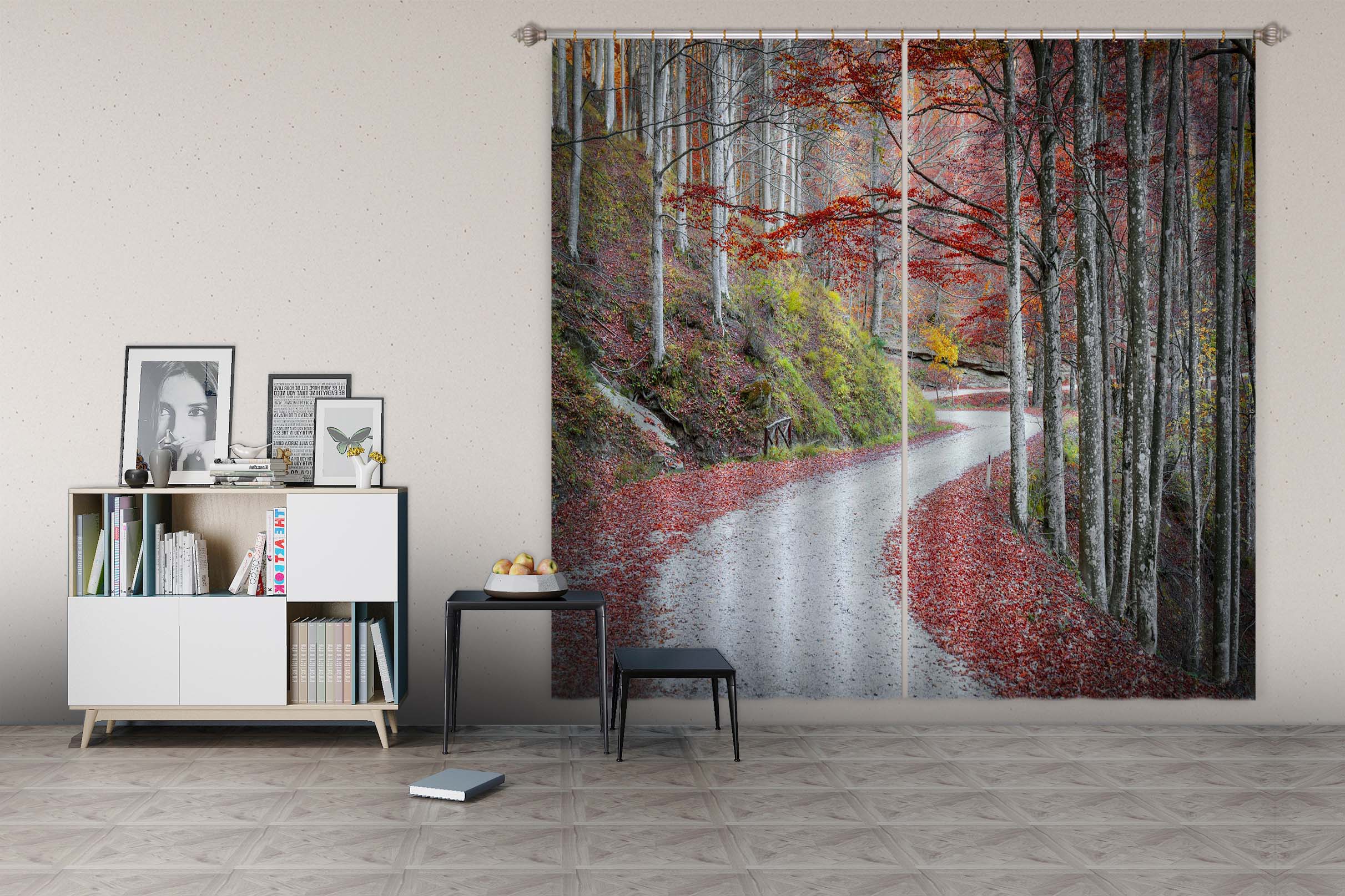 3D Maple Trail 175 Marco Carmassi Curtain Curtains Drapes