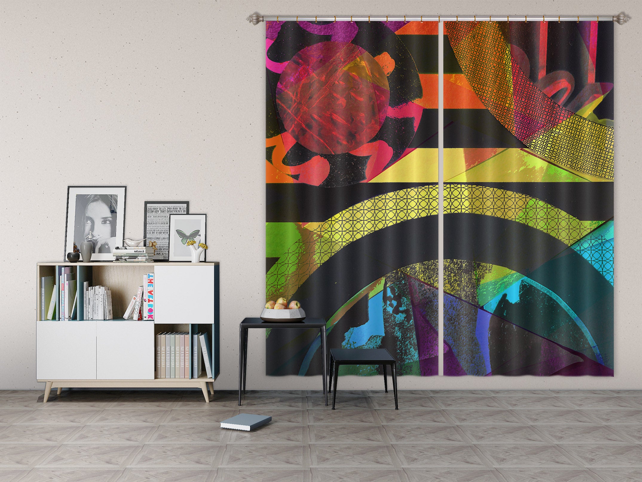 3D Color Pattern 19190 Shandra Smith Curtain Curtains Drapes