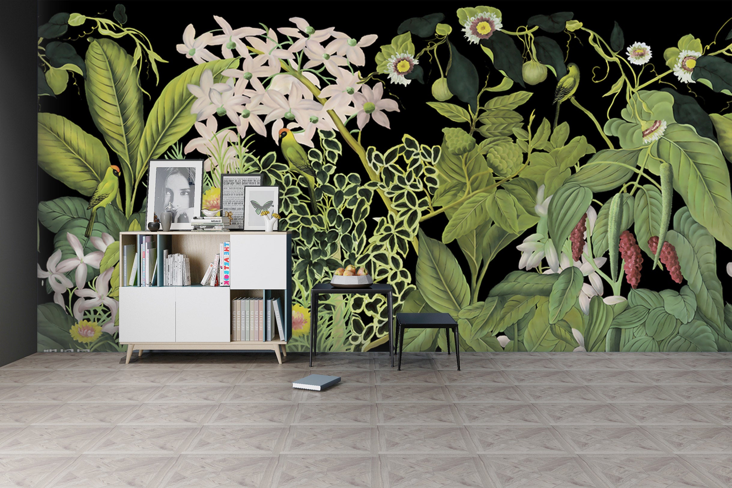 3D Flower Grape 1564 Wall Murals