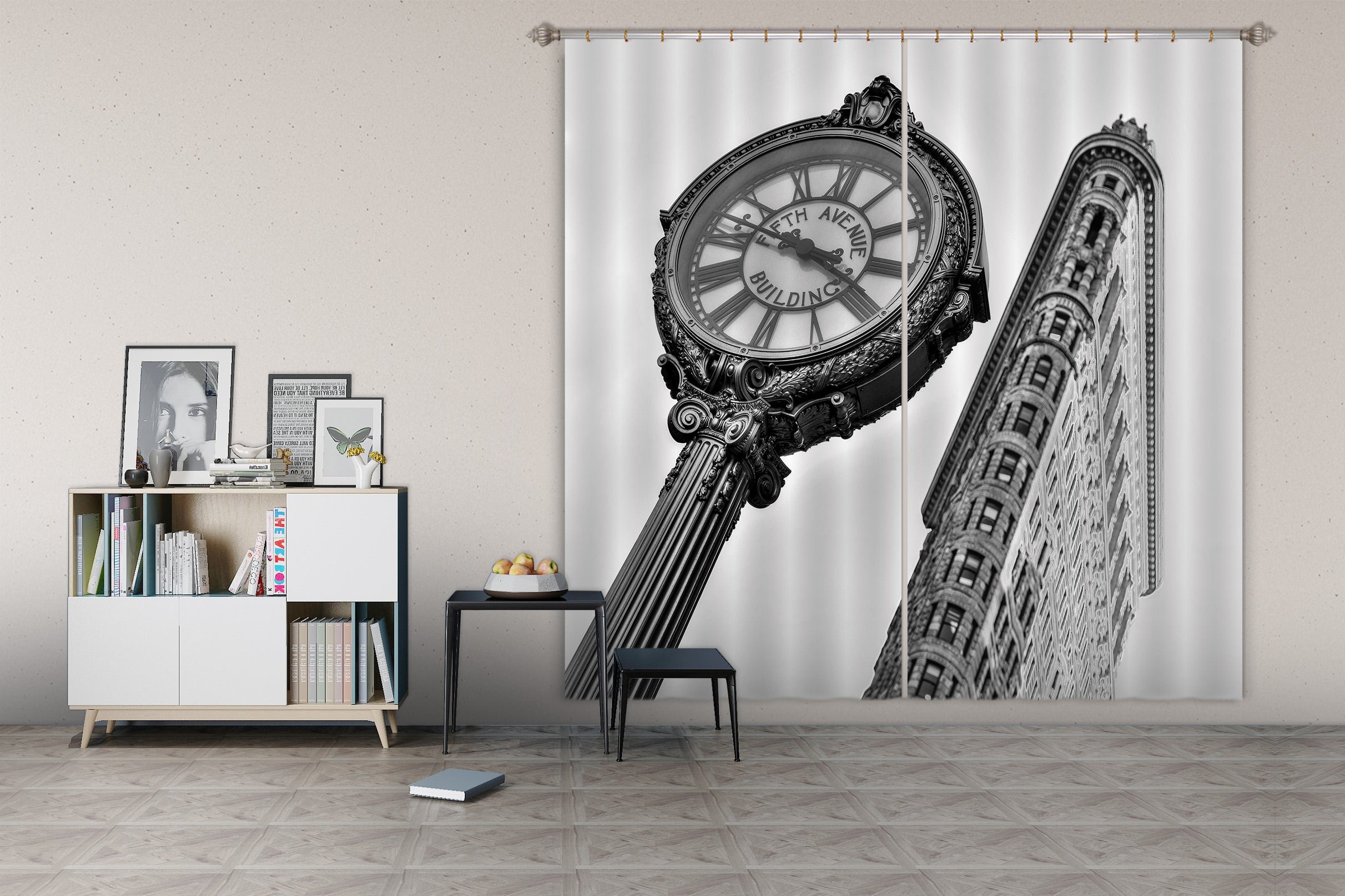 3D Time Building 016 Assaf Frank Curtain Curtains Drapes