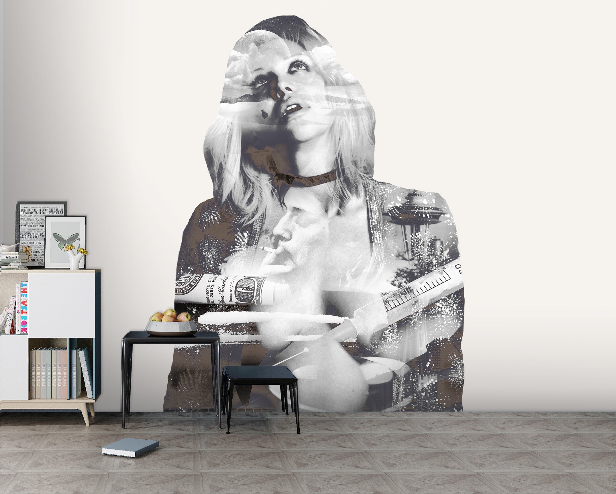 3D Courtneylove 1401 Marco Cavazzana Wall Mural Wall Murals