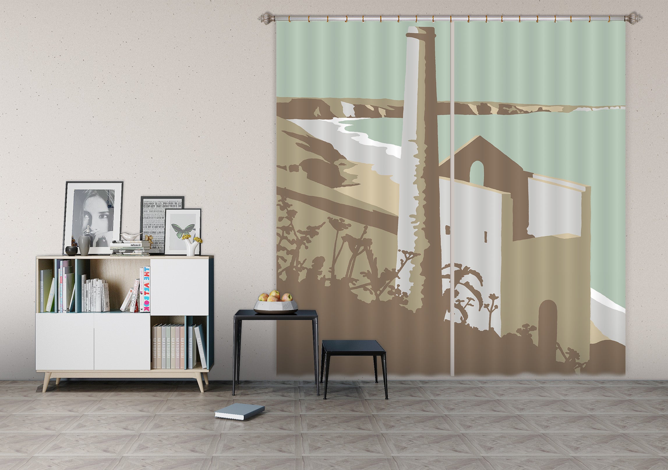 3D St Agnes 155 Steve Read Curtain Curtains Drapes