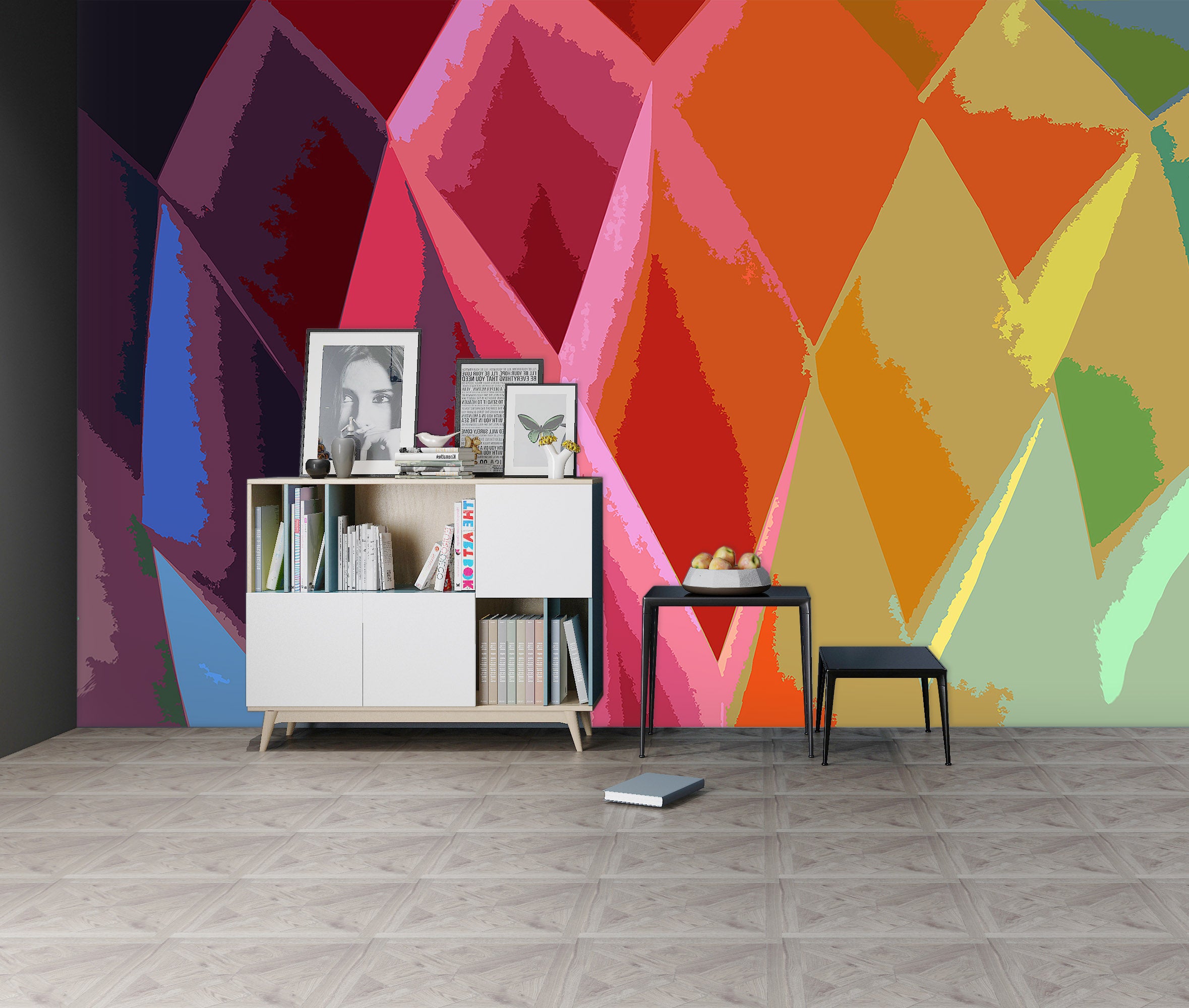 3D Color Pineapple 71078 Shandra Smith Wall Mural Wall Murals