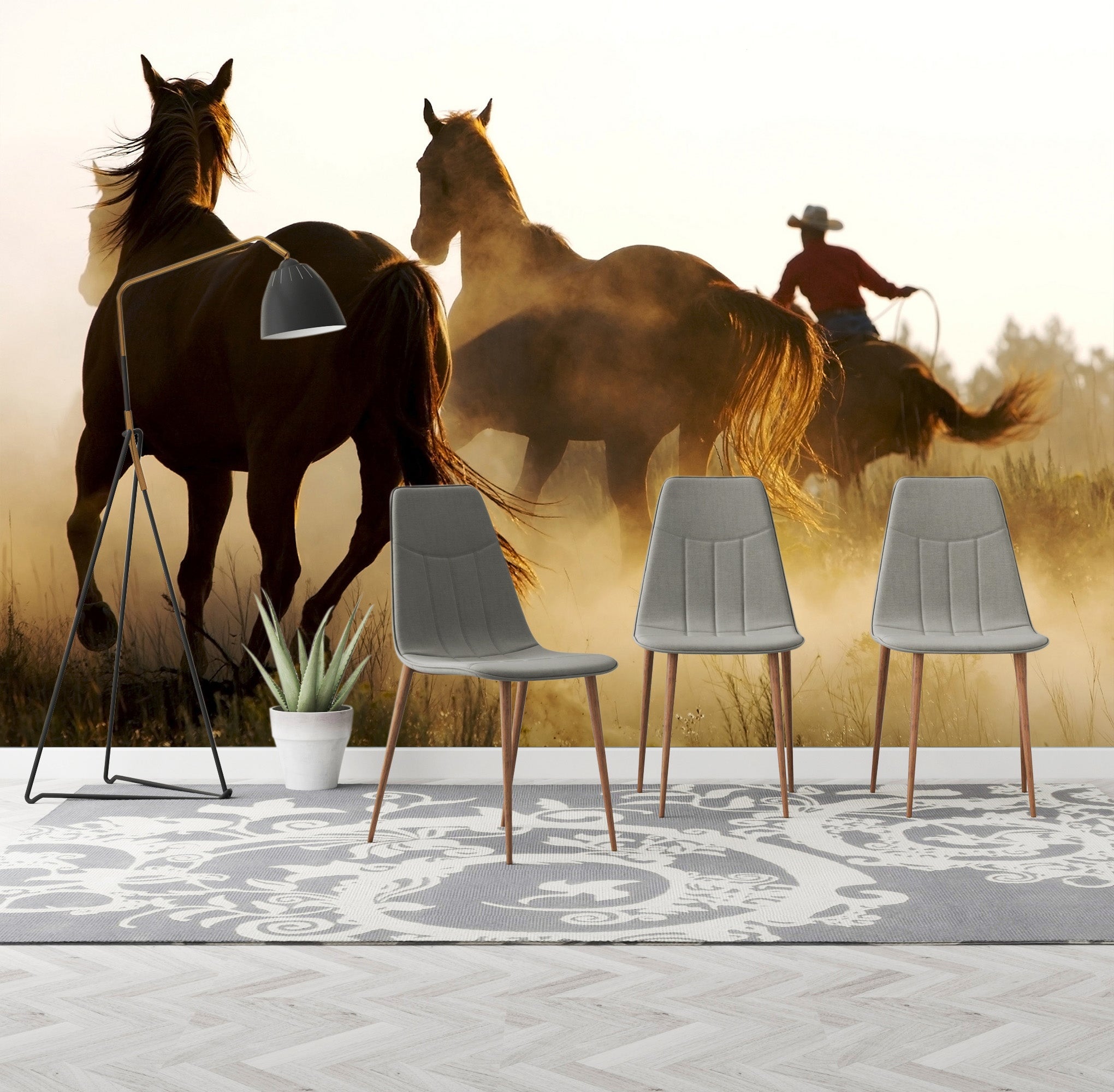 3D Horse Group 06 Wall Murals Wallpaper AJ Wallpaper 2