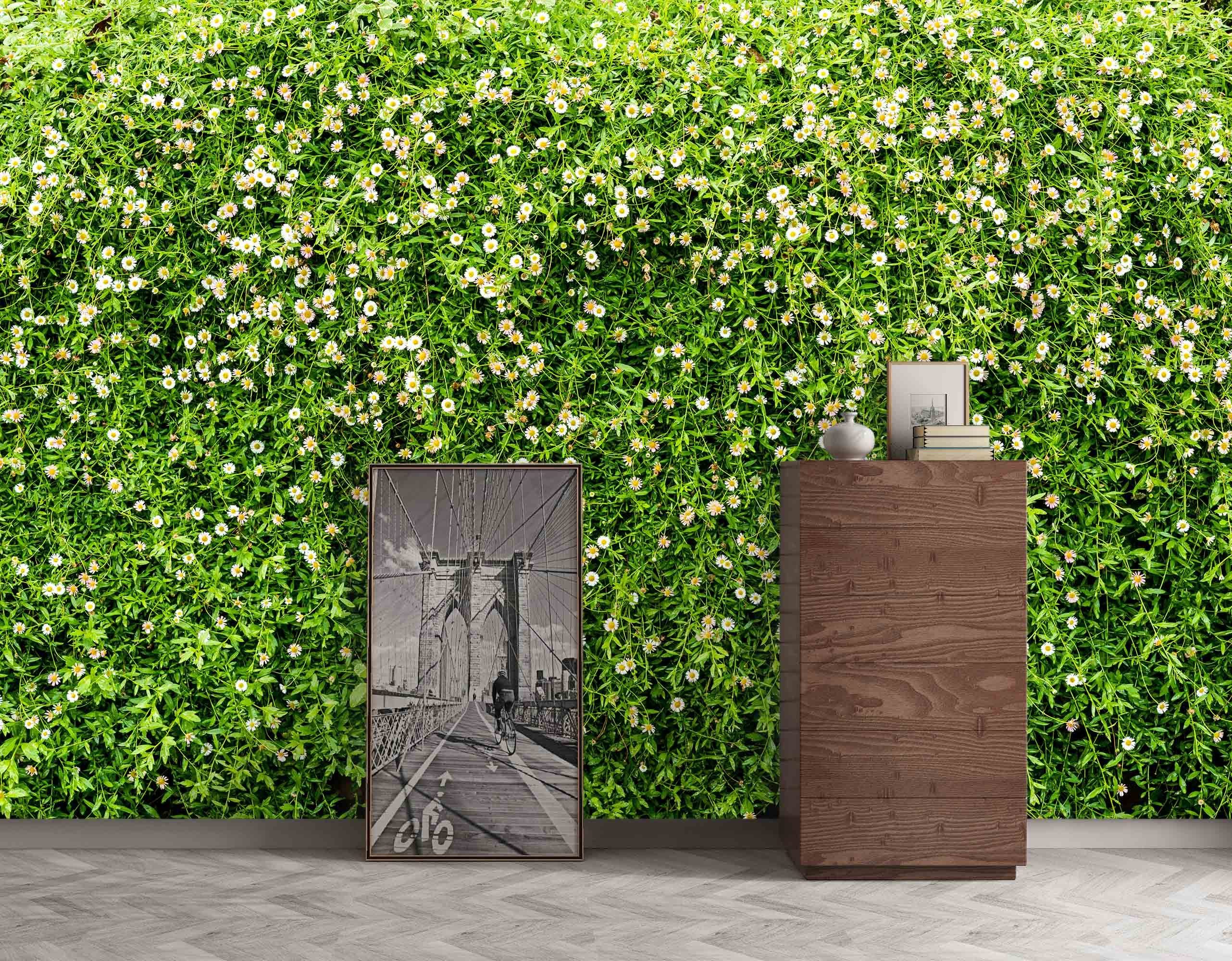 3D Green Plant Wall 1534 Wallpaper AJ Wallpaper 2