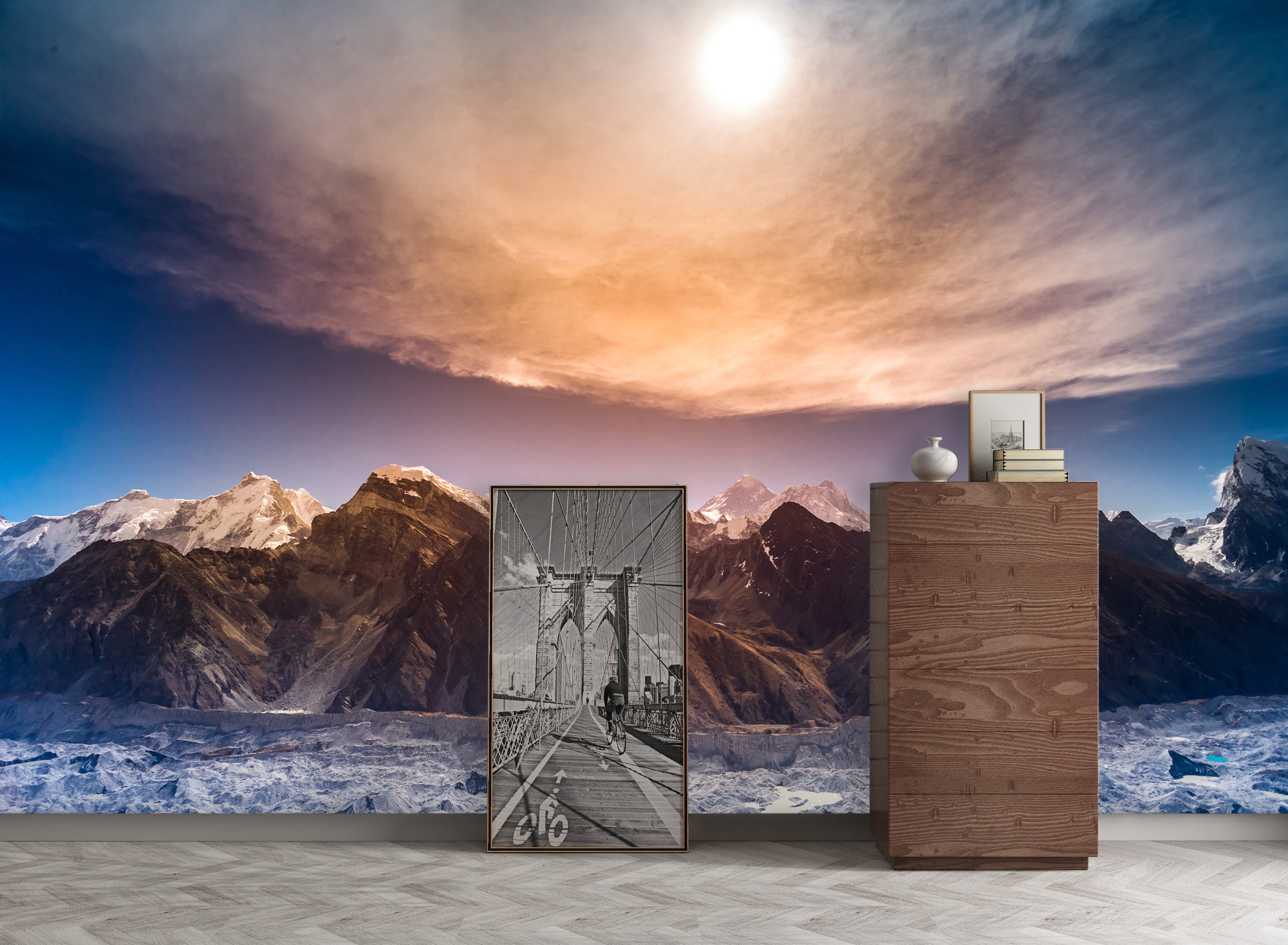 3D Mountains 57108 Wall Murals