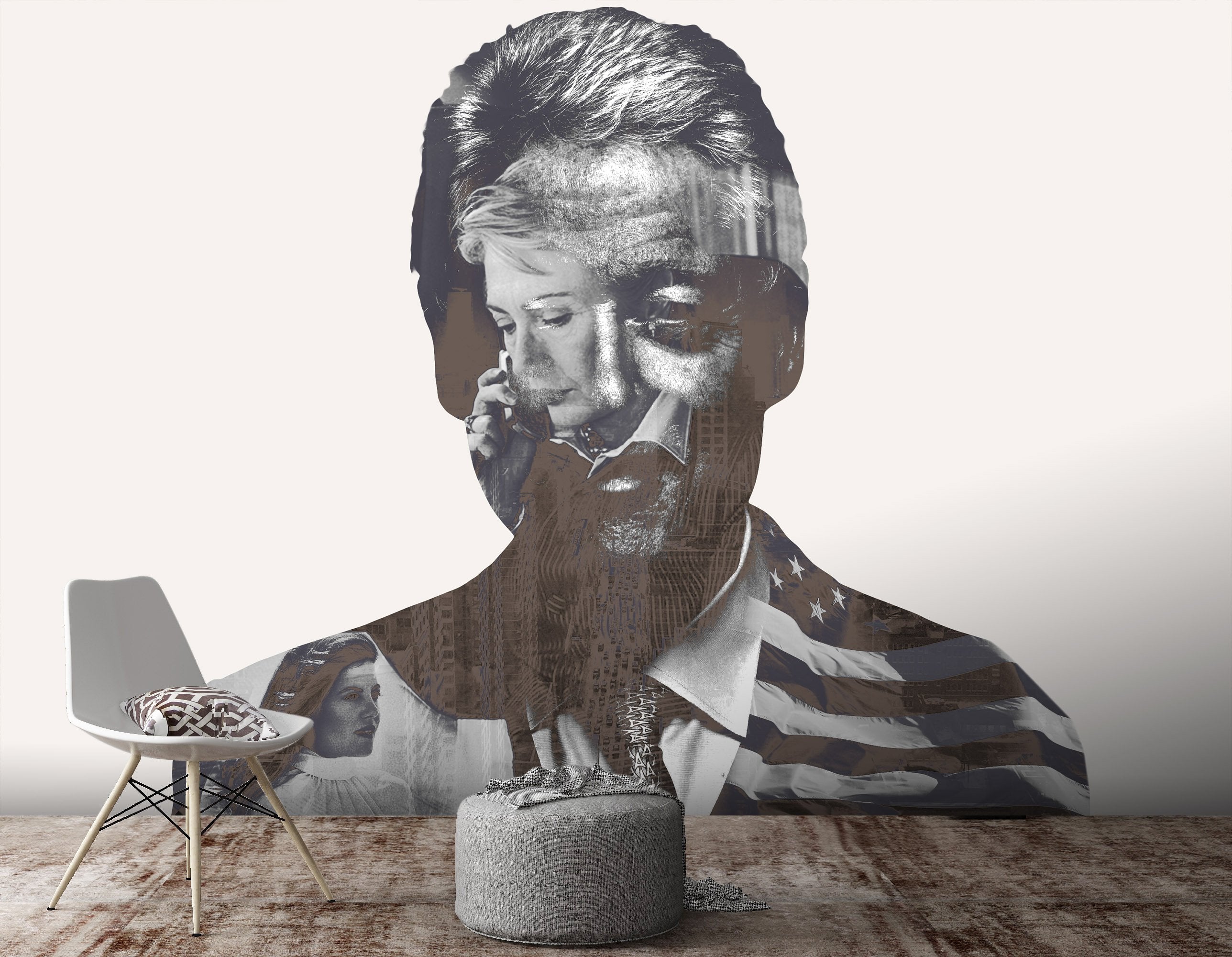 3D Billclinton 1399 Marco Cavazzana Wall Mural Wall Murals Wallpaper AJ Wallpaper 2
