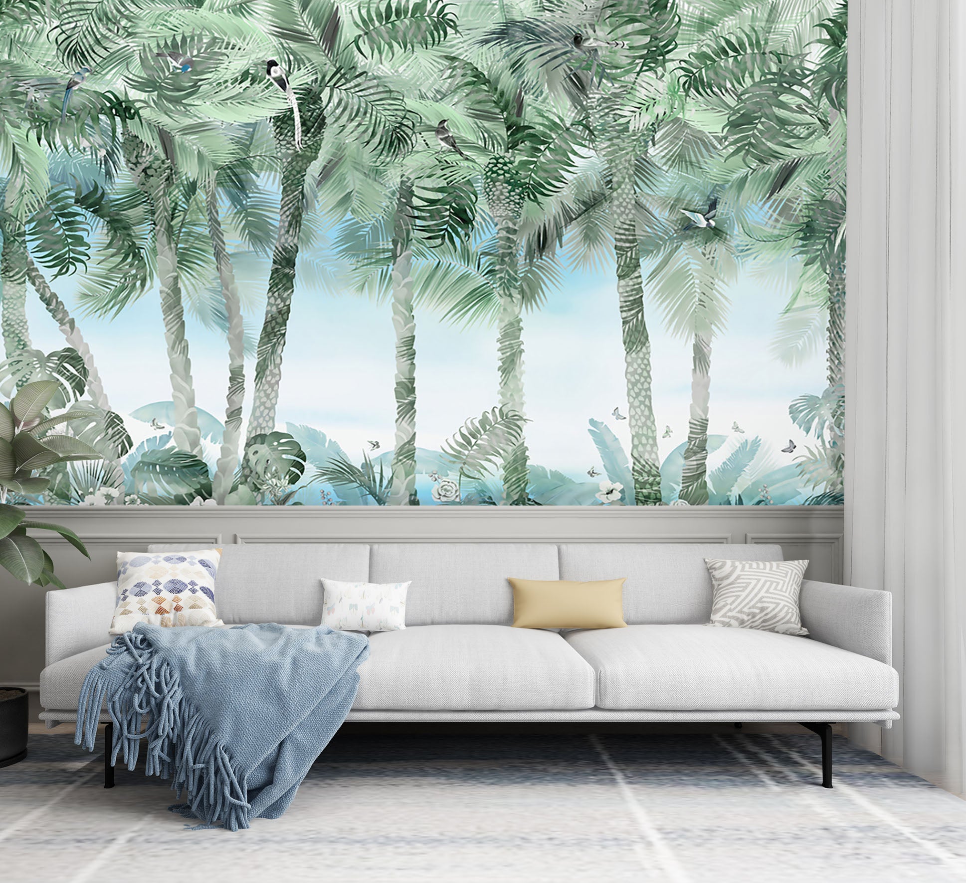 3D Woods Bird 1512 Wall Murals