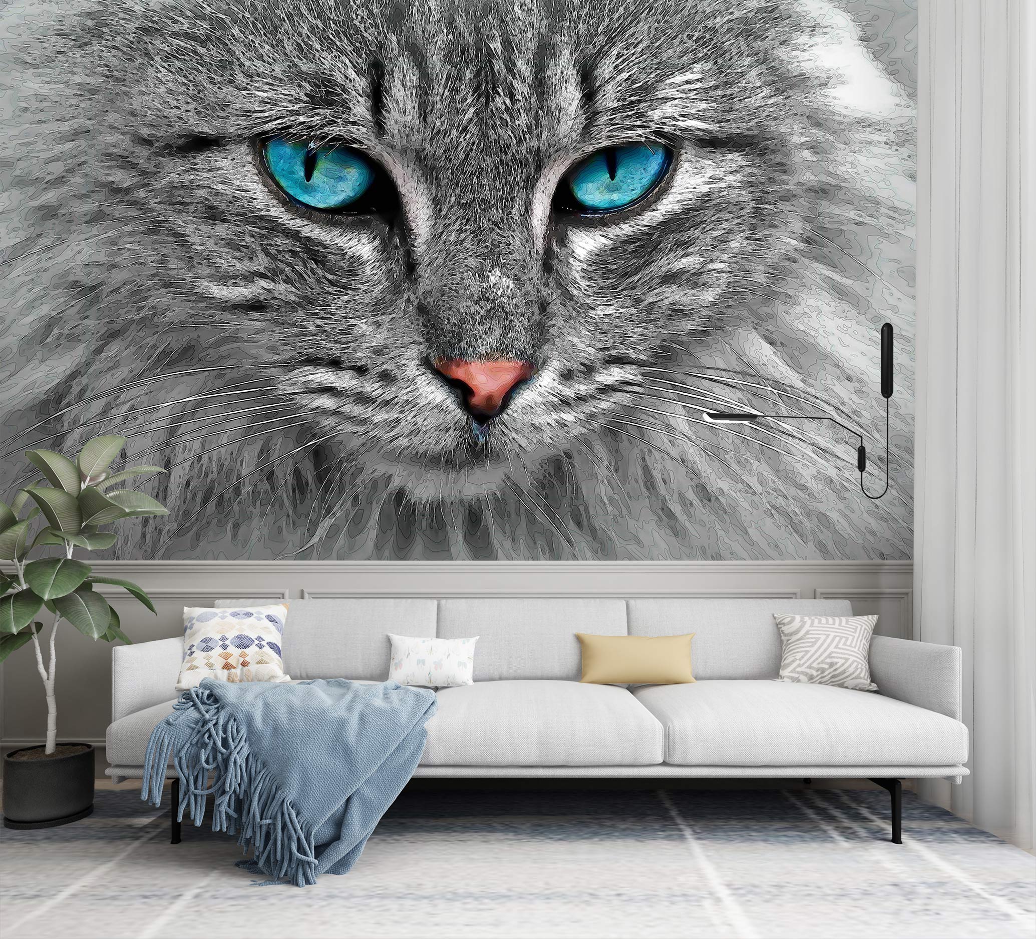 3D Cat 10864 Alius Herb Wall Mural Wall Murals