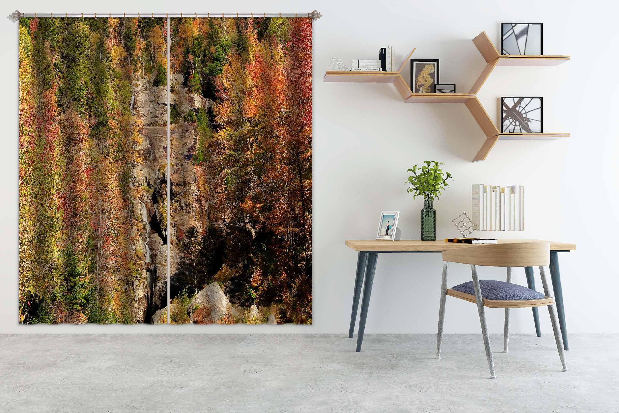 3D Trees Mountains 62162 Kathy Barefield Curtain Curtains Drapes