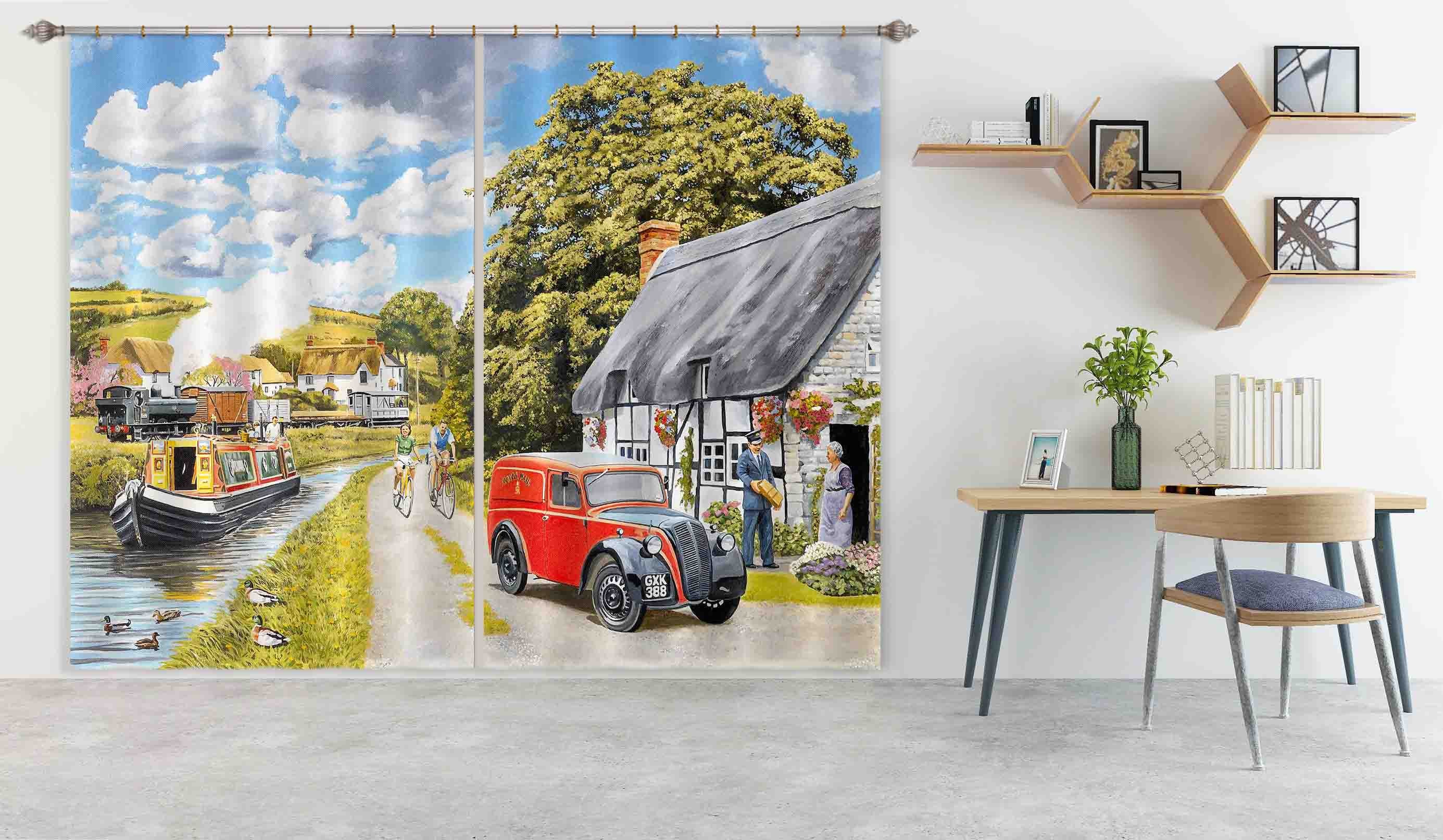 3D Parcel For Canal Cottage 084 Trevor Mitchell Curtain Curtains Drapes
