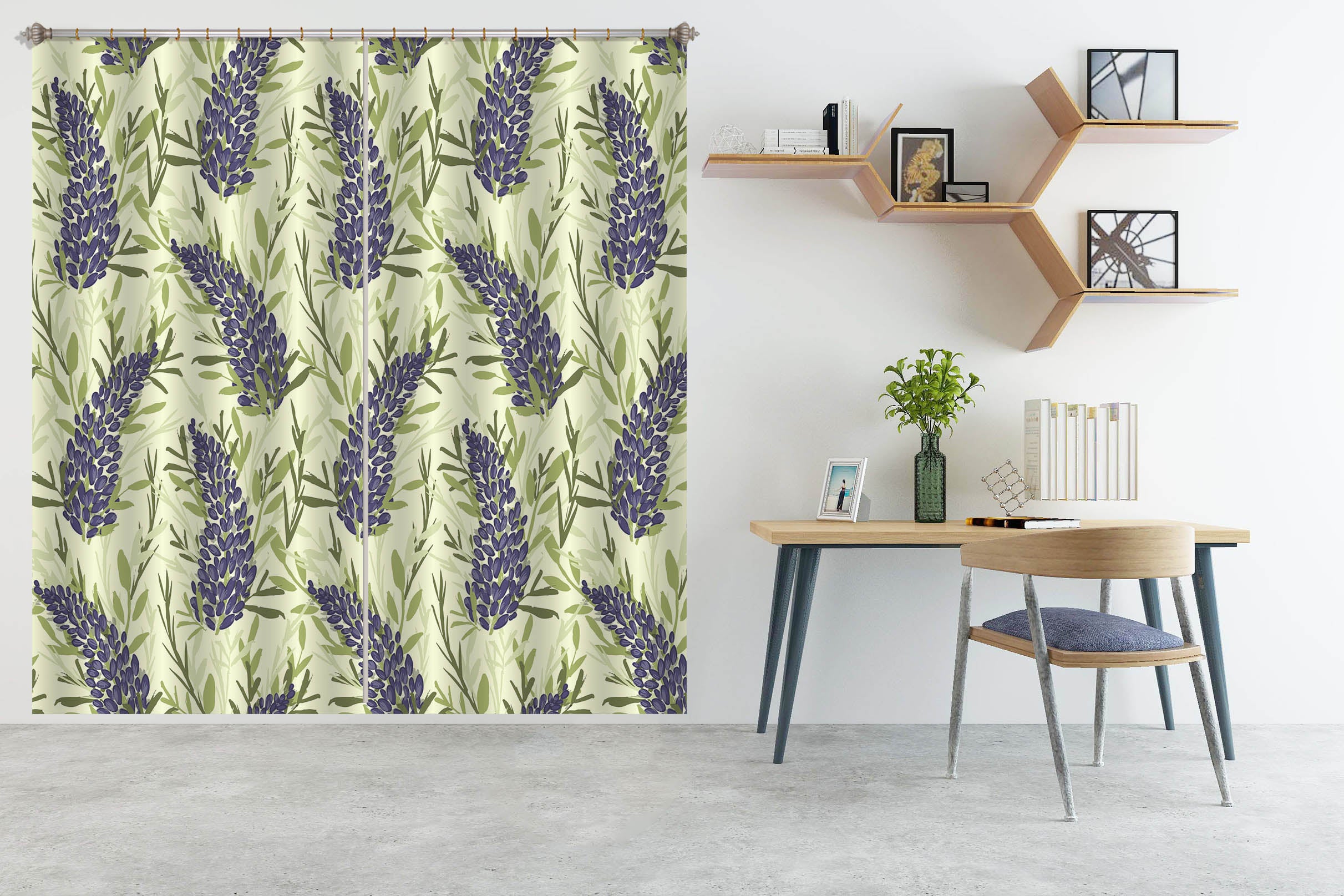 3D Floral Flowers Pattern 11133 Kashmira Jayaprakash Curtain Curtains Drapes